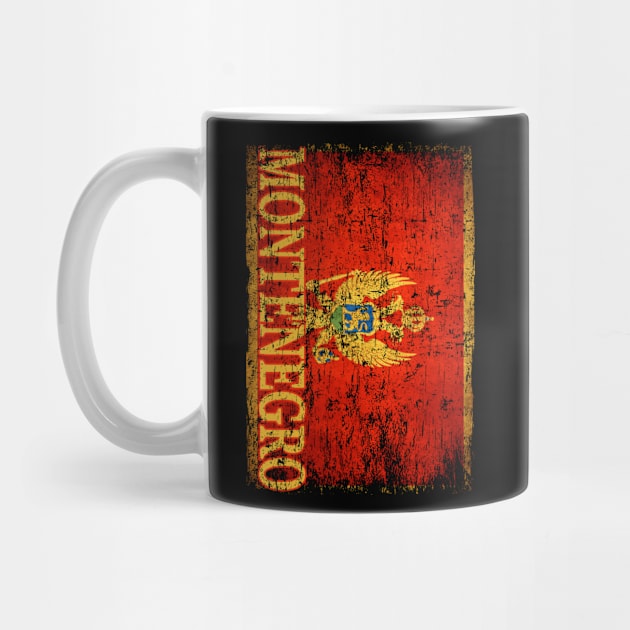 Montenegro Flag Gift Women Men Children Montenegro Retro Vintage by Henry jonh